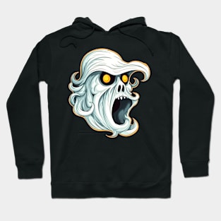 Eerie Halloween Ghoul Art - Spooky Season Delight Hoodie